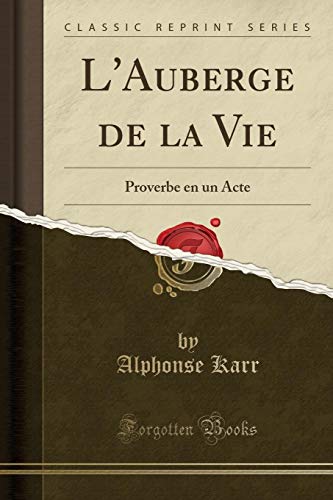 Stock image for L'Auberge de la Vie for sale by PBShop.store US