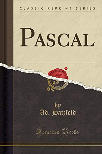 Stock image for Pascal (Classic Reprint) for sale by PBShop.store US