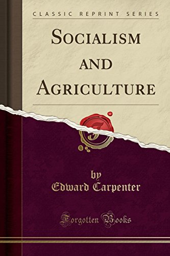 Imagen de archivo de Socialism and Agriculture (Classic Reprint) a la venta por Forgotten Books