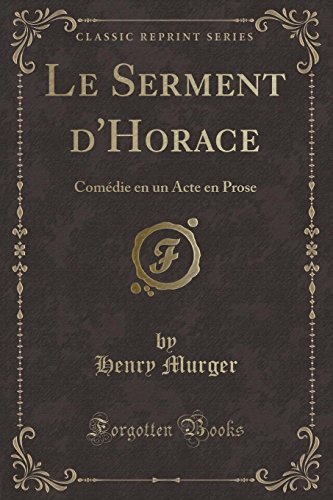 Stock image for Le Serment d'Horace for sale by PBShop.store US