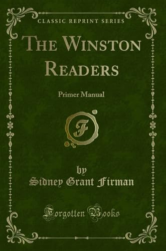 Stock image for The Winston Readers: Primer Manual (Classic Reprint) for sale by Forgotten Books