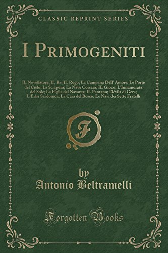 Stock image for I Primogeniti (Classic Reprint) for sale by Forgotten Books