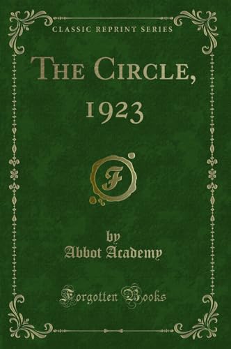 Stock image for The Circle, 1923 Classic Reprint for sale by PBShop.store US