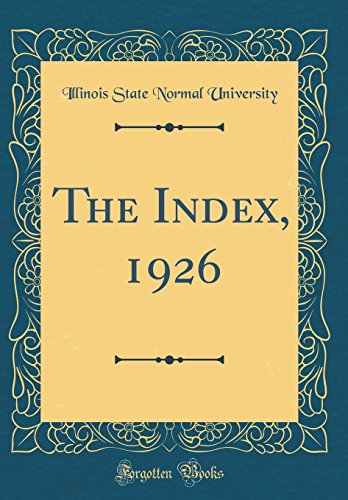 Stock image for The Index, 1926 (Classic Reprint) for sale by Reuseabook