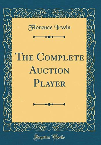 Beispielbild fr The Complete Auction Player Classic Reprint zum Verkauf von PBShop.store US