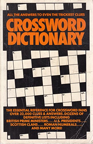 9780261663282: Crossword Dictionary