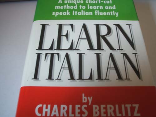 Beispielbild fr Learn Italian zum Verkauf von Wonder Book