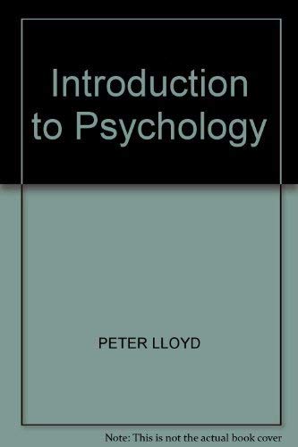 9780261672338: Introduction to Psychology