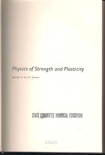 Imagen de archivo de Physics of Strength and Plasticity a la venta por BookDepart