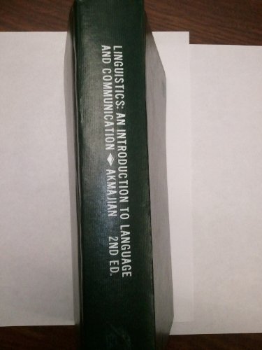 Stock image for Linguistics: An Introduction to Language and Communication for sale by Books From California