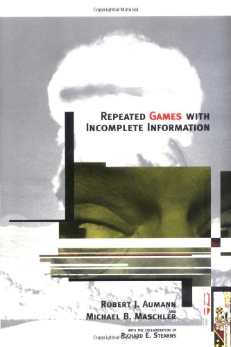 Imagen de archivo de Repeated games with incomplete information. Ex-Library. a la venta por Yushodo Co., Ltd.