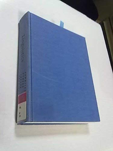 Imagen de archivo de Linguistics An Introduction to Language and Communication a la venta por Asano Bookshop