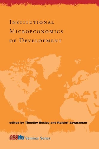 Stock image for Institutional Microeconomics of Development for sale by ThriftBooks-Atlanta