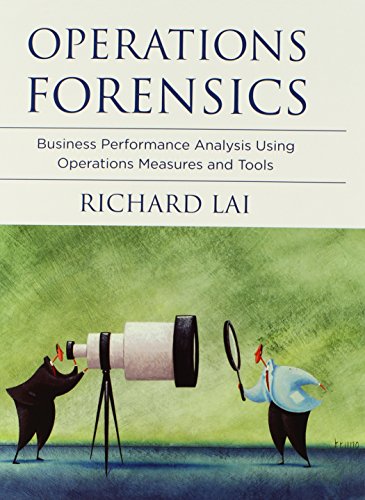 Beispielbild fr Operations Forensics: Business Performance Analysis Using Operations Measures and Tools (Mit Press) zum Verkauf von ZBK Books