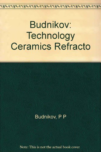 Stock image for The Technology of Ceramics and Refractories for sale by Zubal-Books, Since 1961