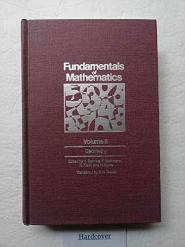 Beispielbild fr Fundamentals of Mathematics, Volume II: Geometry zum Verkauf von SecondSale