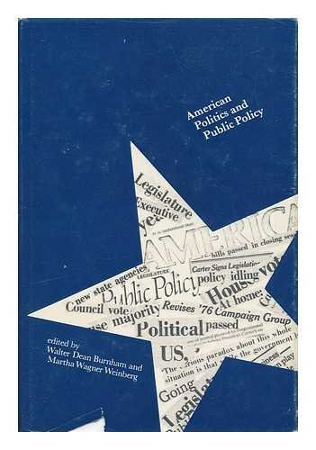 Imagen de archivo de American politics and public policy (MIT studies in American politics and public policy) a la venta por HPB-Red