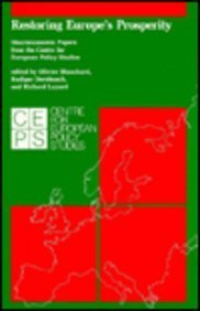 Stock image for Restoring Europe's Prosperity: Macroeconomic Papers from the Centre for European Policy Studies (Centre for European Policy Studies (CEPS) Series). for sale by Kloof Booksellers & Scientia Verlag
