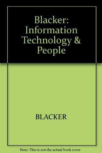 Stock image for Information Technology and People: Designing for the Future for sale by Robinson Street Books, IOBA