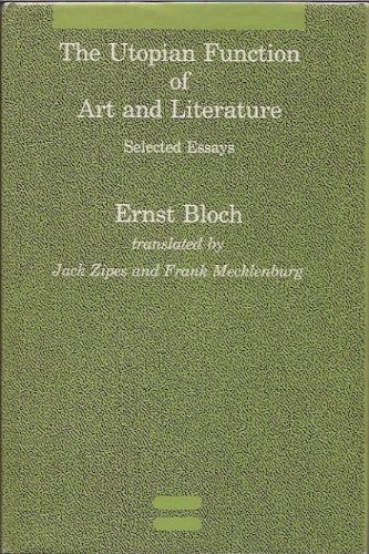 9780262022705: The Utopian Function of Art and Literature: Selected Essays (Studies in Contemporary German Social Thought)