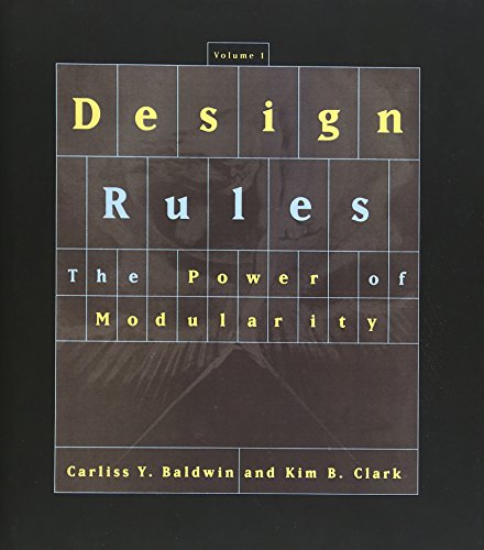 Imagen de archivo de Design Rules, Vol. 1: The Power of Modularity a la venta por Goodwill of Colorado