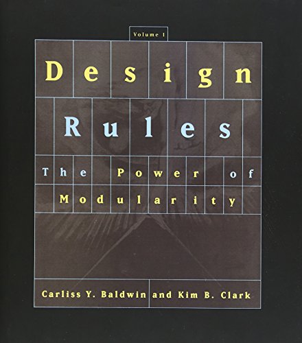 9780262024662: Design Rules: The Power of Modularity: Volume 1