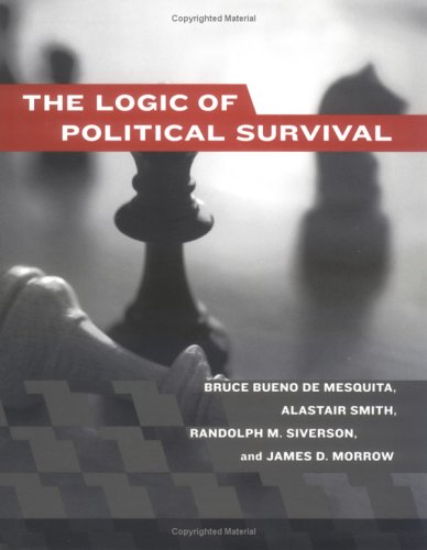 The Logic of Political Survival 2003. Hardcover with slightly damaged d.j. xiii,536pp. References. Index. - James D. Morrow;Alistair Smith;Alistair Smith;Bruce Bueno De Mesquita;Bruce Bueno De Mesquita;Randolph M. Siverson
