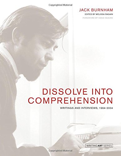 Stock image for Dissolve into Comprehension: Writings and Interviews, 1964-2004 (Writing Art) for sale by Wonder Book