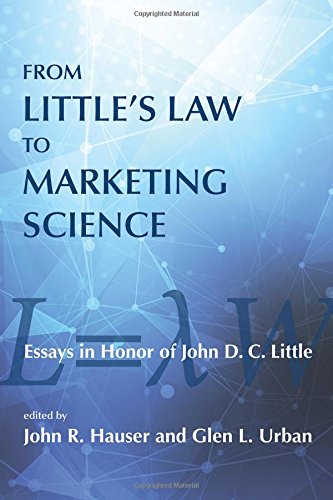 9780262029919: From Little's Law to Marketing Science: Essays in Honor of John D.C. Little (The MIT Press)