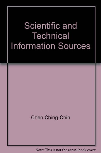 Stock image for Scientific and Technical Information Sources for sale by RW Books