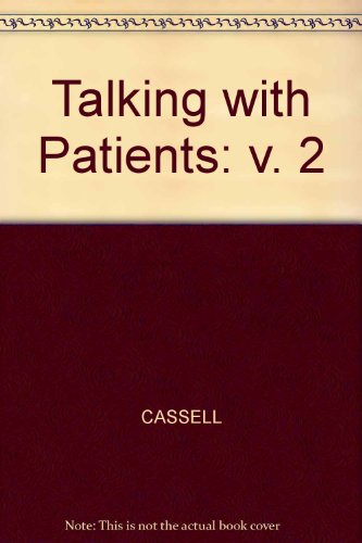 Beispielbild fr Talking with Patients: v. 2 zum Verkauf von Ammareal