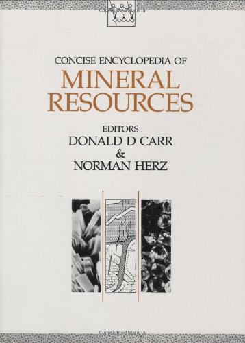 9780262031554: Concise Encyclopaedia of Mineral Resources (Advances in Materials Science and Engineering)