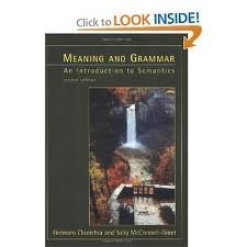 9780262031622: Meaning and Grammar: Introduction to Semantics