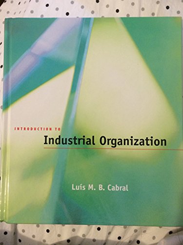 Imagen de archivo de Introduction to Industrial Organization (MIT Press) a la venta por SecondSale