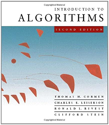 Beispielbild fr Introduction to Algorithms, Second Edition zum Verkauf von Seattle Goodwill