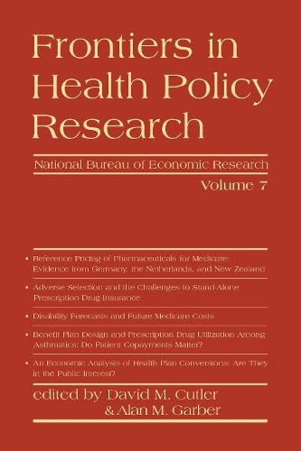 Stock image for Frontiers in Health Policy Research (Volume 7) for sale by Bellwetherbooks