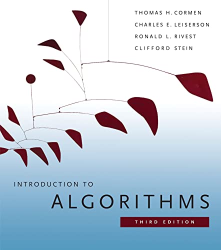 9780262033848: Introduction to Algorithms, third edition