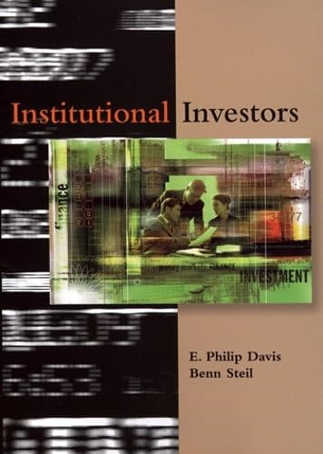 Imagen de archivo de Institutional Investors a la venta por Better World Books: West