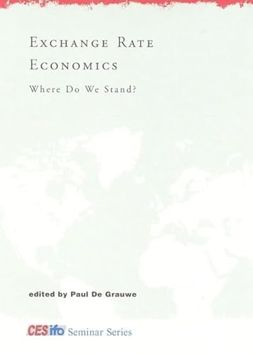 Imagen de archivo de Exchange Rate Economics: Where Do We Stand? (CESifo Seminar Series) a la venta por HPB-Red