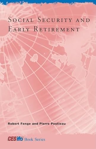 Stock image for Social Security and Early Retirement (CESifo Book Series) for sale by Books From California