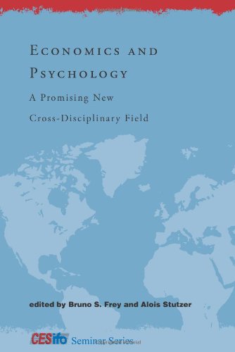 Imagen de archivo de Economics and Psychology: A Promising New Cross-Disciplinary Field (Cesifo Seminar) a la venta por More Than Words