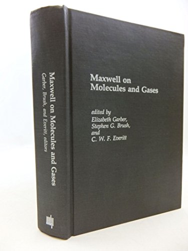 Stock image for Maxwell on Molecules and Gases for sale by Better World Books: West