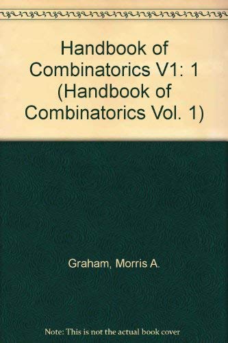 Stock image for Handbook of Combinatorics - Vol. 1 for sale by ThriftBooks-Dallas