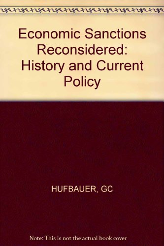 9780262081399: Economic Sanctions Reconsidered: History and Current Policy