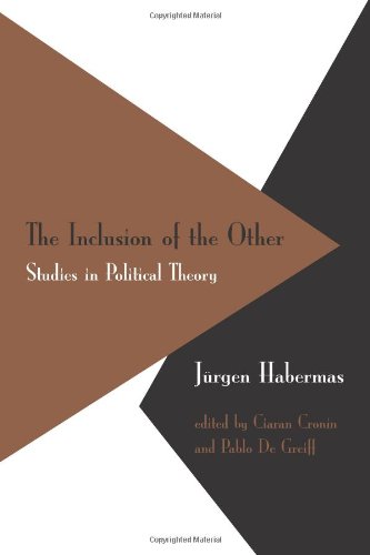 Beispielbild fr The Inclusion of the Other: Studies in Political Theory (Studies in Contemporary German Social Thought) zum Verkauf von Wonder Book