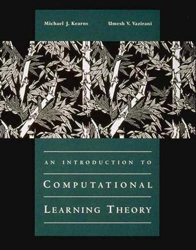 9780262111935: An Introduction to Computational Learning Theory