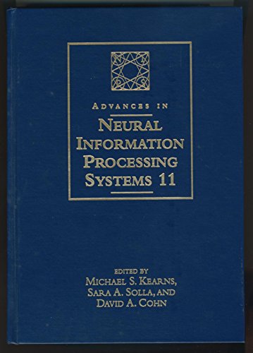 Imagen de archivo de Advances in Neural Information Processing Systems 11 a la venta por Bellwetherbooks