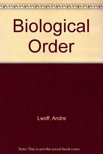 Imagen de archivo de Biological Order a la venta por Irish Booksellers