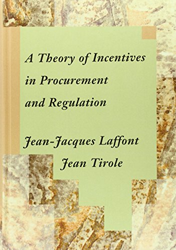 Beispielbild fr A Theory of Incentives in Procurement and Regulation zum Verkauf von Anybook.com