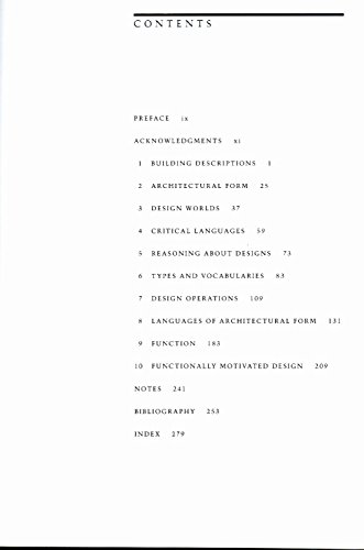 Immagine dell'editore per The Logic of Architecture : Design, Computation, and Cognition venduto da Better World Books